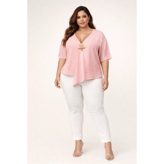 Black Pearl Clothing Plus Seaside Charm Top