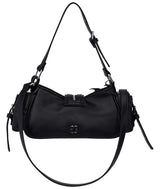 Bessie London Punk Buckle Baguette Bag