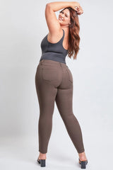 YMI Junior Plus Size Hyperstretch Skinny Pants - Java