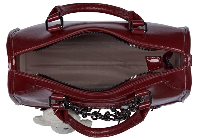 Bessie London Vintage Gothic Mini Bowling Bag