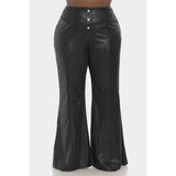 The Sang Plus Size Waist Button Up Long Pants