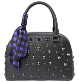 Bessie London Studded Boston Bag
