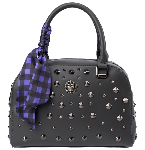 Bessie London Studded Boston Bag