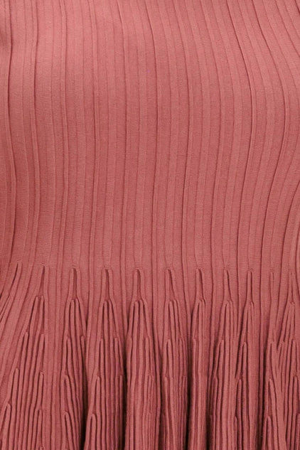 Flying Tomato Plus Size Sweater Knit Top - Marsala