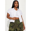 Black Pearl Clothing Plus City Shift Crop Top